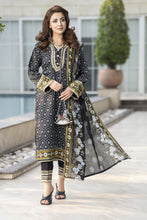Zaina Bliss 3pc Printed Lawn Suit With Gota Work Bliss9