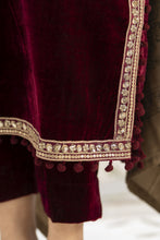 Zaina Plush – Raya Velvet Ready to Wear 3pc Suit