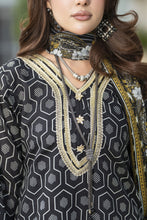 Zaina Bliss 3pc Printed Lawn Suit With Gota Work Bliss9