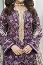 Zaina Bliss 3pc Printed Lawn Suit With Gota Lace Dupatta Bliss8