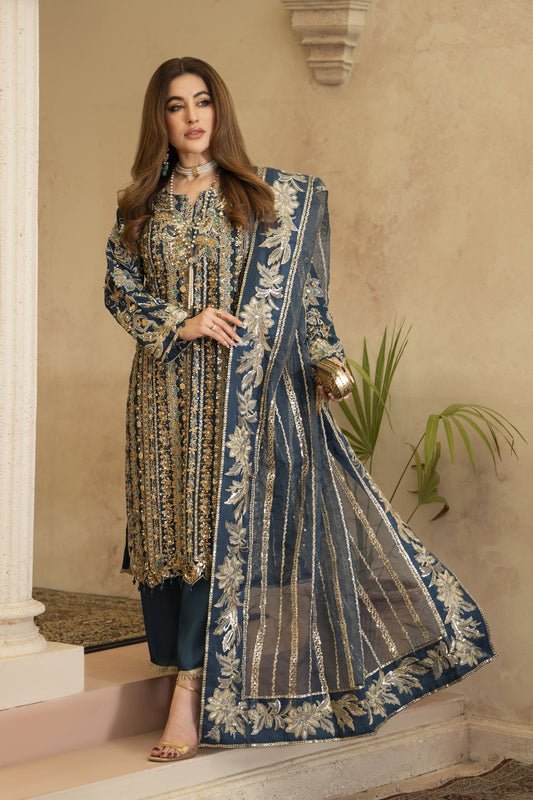 Arwah Chandni 3pc Adda Work Grip Formal Suit CR2