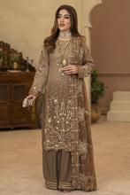 Arwah Chandni 3pc Two Tone Chiffon Formal Suit CR6