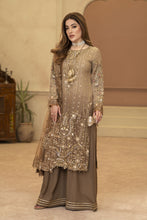 Arwah Chandni 3pc Two Tone Chiffon Formal Suit CR6