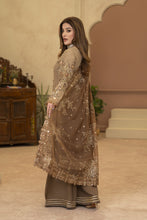 Arwah Chandni 3pc Two Tone Chiffon Formal Suit CR6