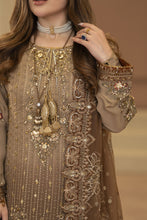 Arwah Chandni 3pc Two Tone Chiffon Formal Suit CR6
