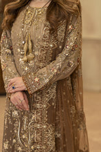 Arwah Chandni 3pc Two Tone Chiffon Formal Suit CR6