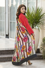 Zaina Bliss 3pc Chikankari Long Shirt With Printed Trousers Bliss12