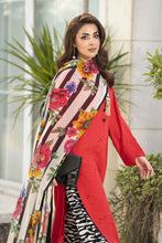 Zaina Bliss 3pc Chikankari Long Shirt With Printed Trousers Bliss12