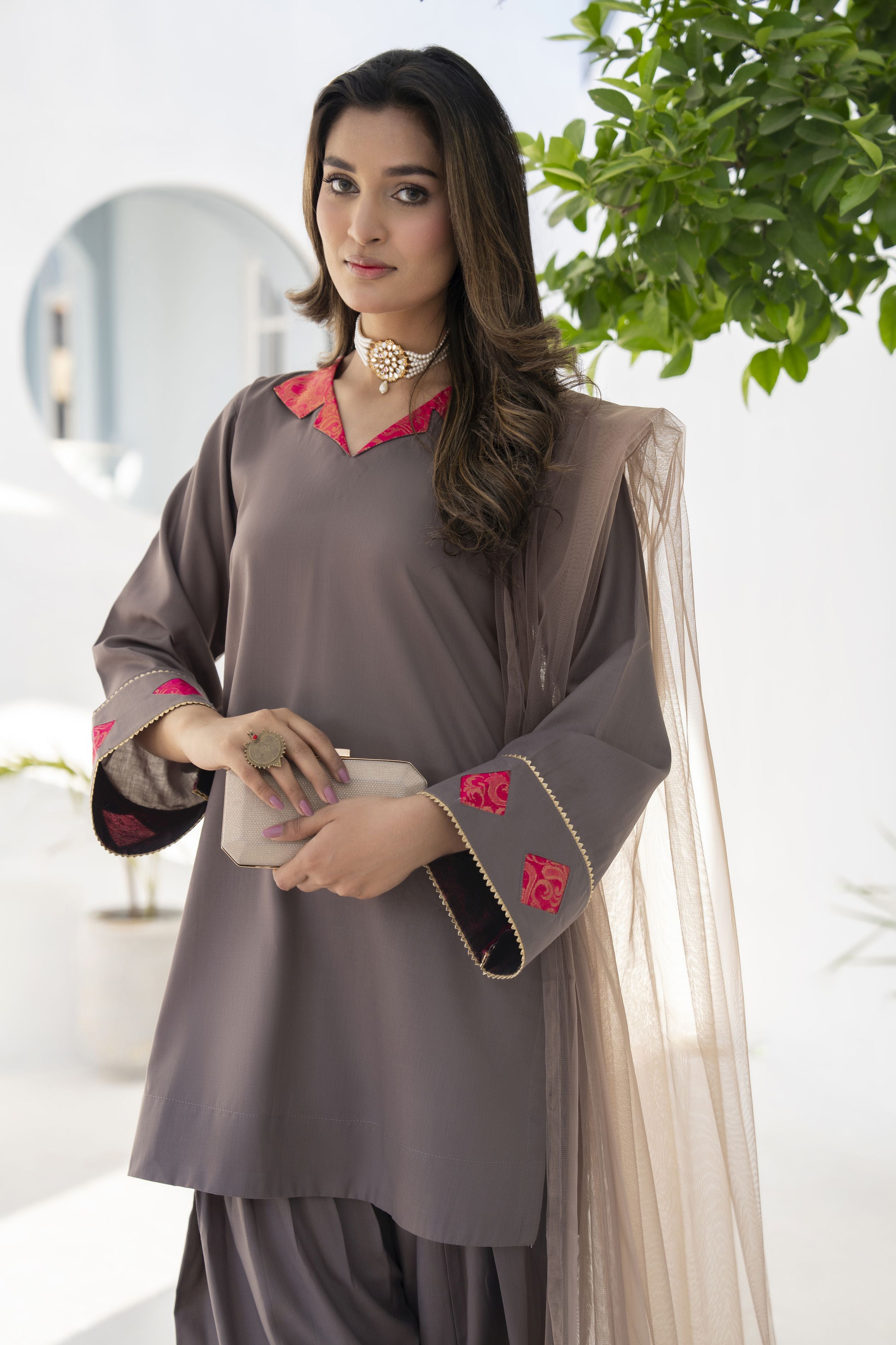 Farshi Mahal by Aabpara – Festive Farshi Shalwar Dress FMA6