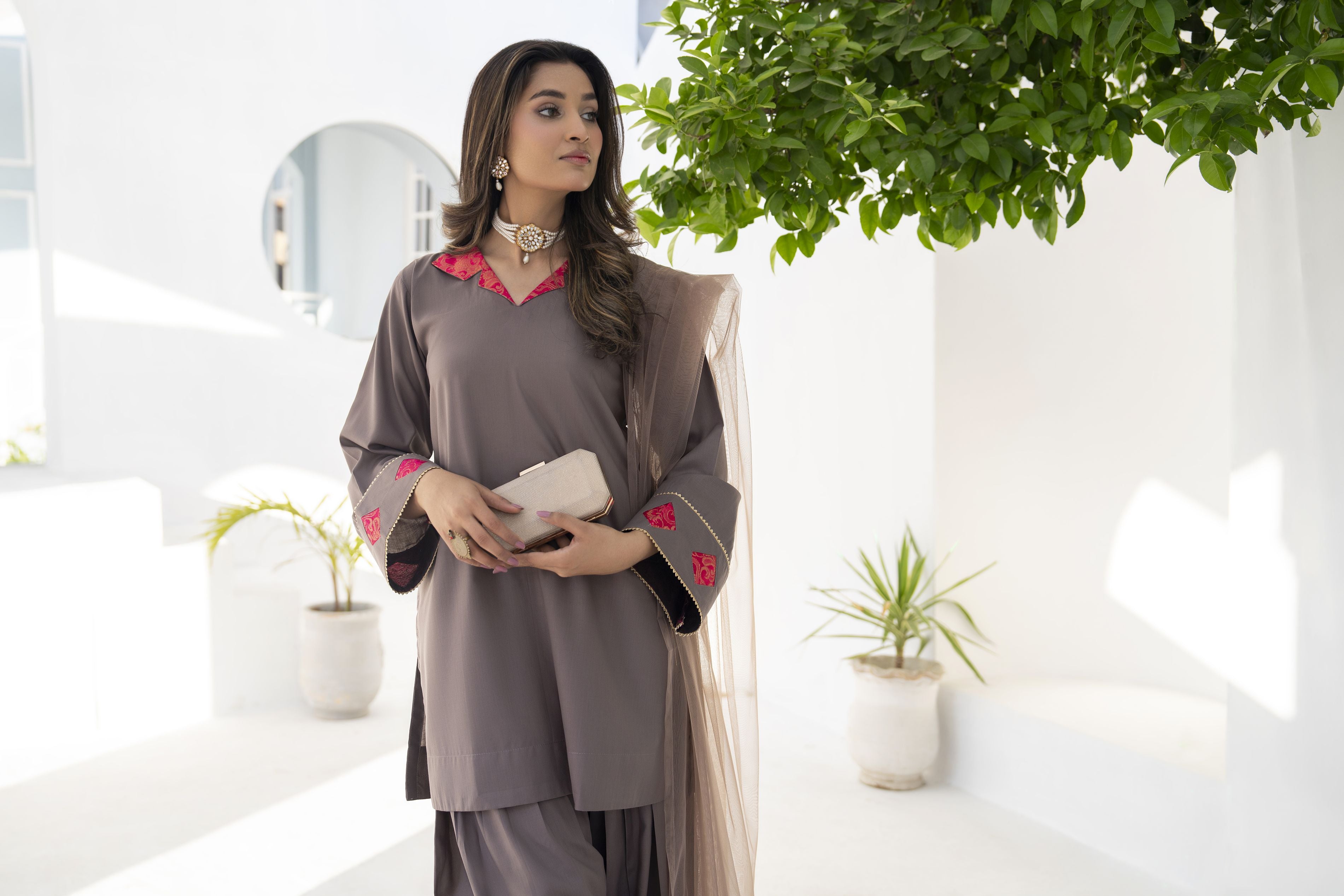 Farshi Mahal by Aabpara – Festive Farshi Shalwar Dress FMA6