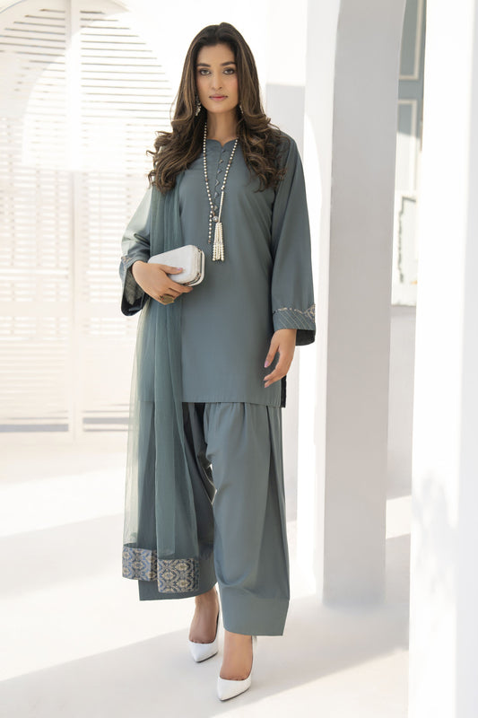 Farshi Mahal by Aabpara – Festive Farshi Shalwar Dress FMA1