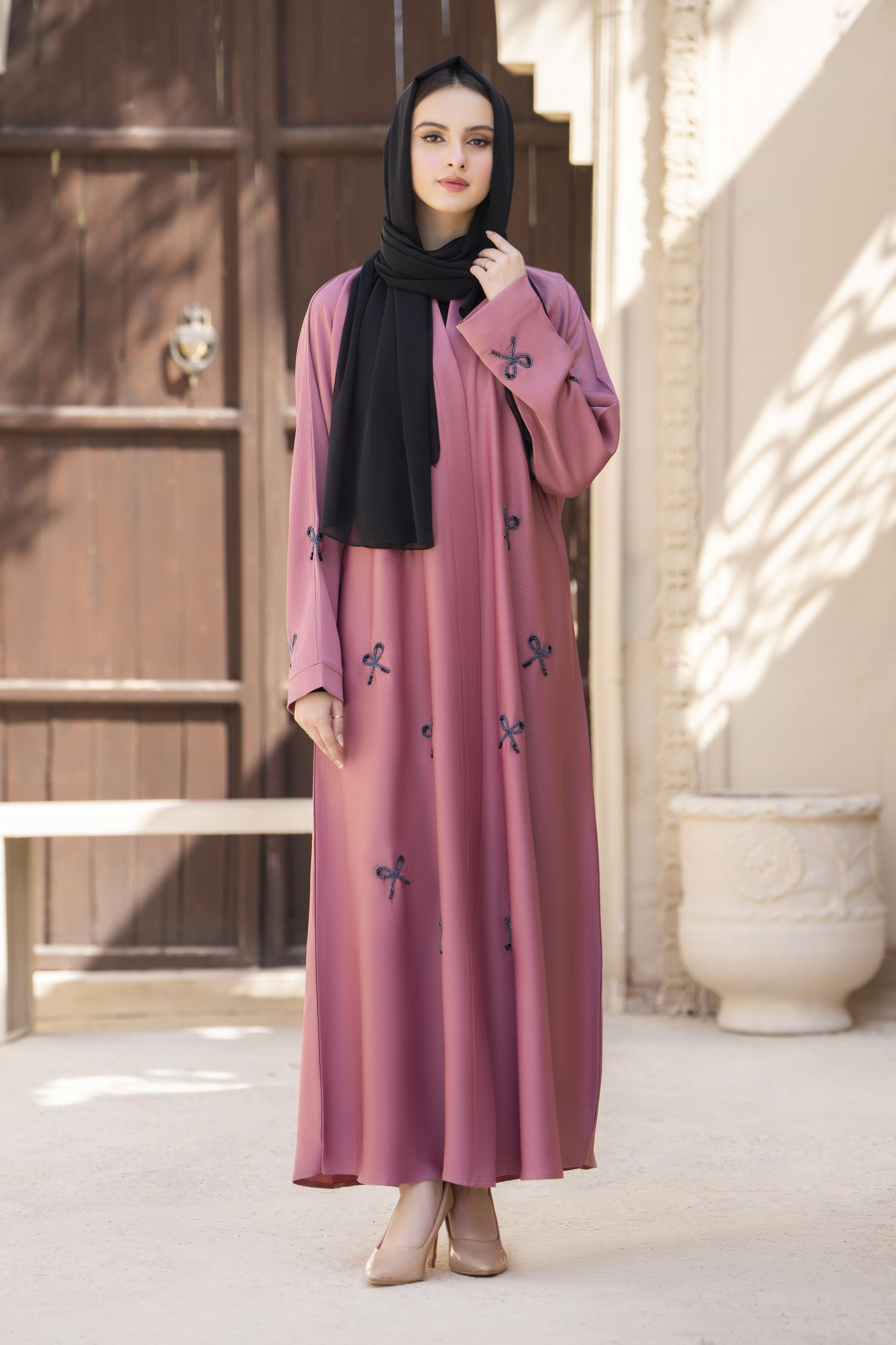 Zaina Veil of Grace – Hand Embellished Modestwear Abaya ZVG1