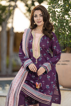 Zaina Bliss 3pc Printed Lawn Suit With Gota Work Dupatta Bliss3