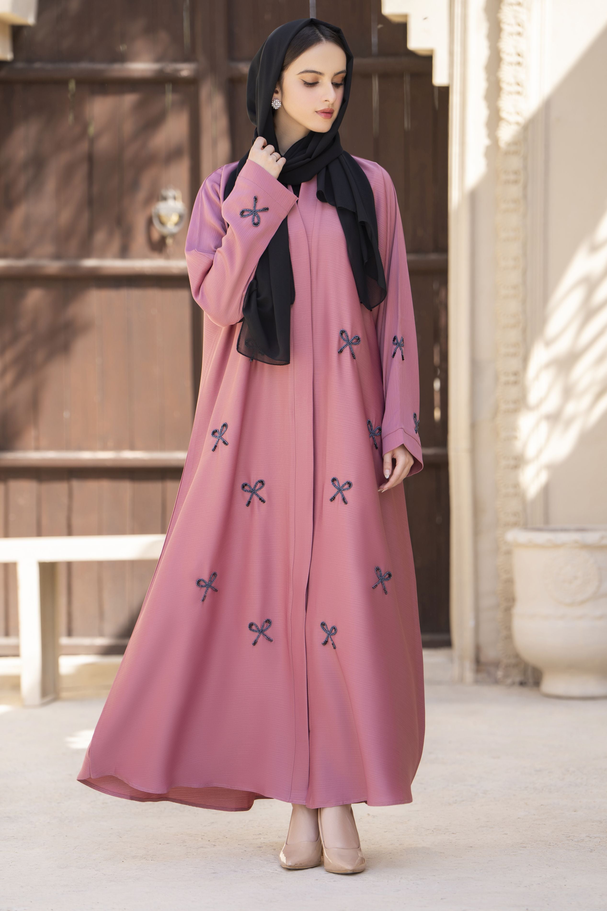 Zaina Veil of Grace – Hand Embellished Modestwear Abaya ZVG1