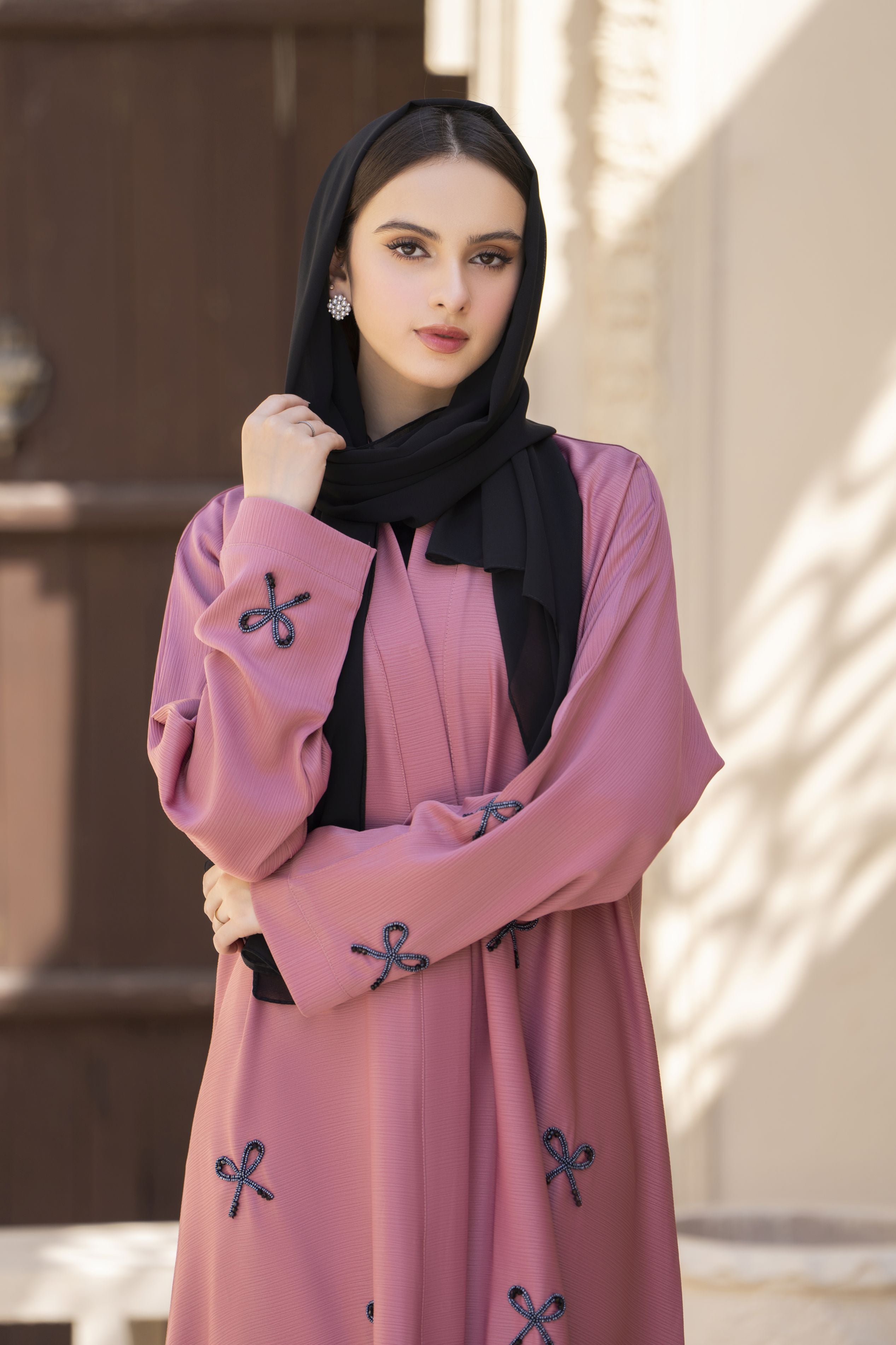 Zaina Veil of Grace – Hand Embellished Modestwear Abaya ZVG1