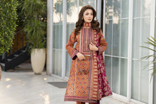 Zaina Bliss 3pc Printed Lawn Suit With Straight Trousers Bliss7