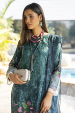 Teal 3pc Lawn Suit with Embroidered Neckline | Garmi Ka Jora by Dress Code GKJ2