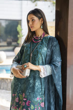 Teal 3pc Lawn Suit with Embroidered Neckline | Garmi Ka Jora by Dress Code GKJ2