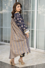 Zaina Bliss 3pc Printed Lawn Long Shirt With Gota Work Bliss4