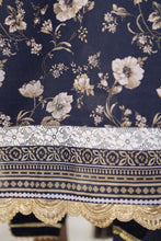 Zaina Bliss 3pc Printed Lawn Long Shirt With Gota Work Bliss4