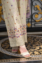 Zaiwa 3pc Embroidered Cotton Farshi Shalwar Suit with Chiffon Dupatta – DZ11