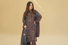Zaiwa Winter Shawl – Printed Grip 3pc Shalwar Suit ZWS3