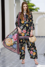 Zaiwa 3pc Embroidered Textured Lawn Farshi Shalwar Suit – DZ10