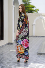Zaiwa 3pc Embroidered Textured Lawn Farshi Shalwar Suit – DZ10