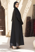 Black Hand Embellished Nida Abaya – Veil of Grace by Zaina ZVG17