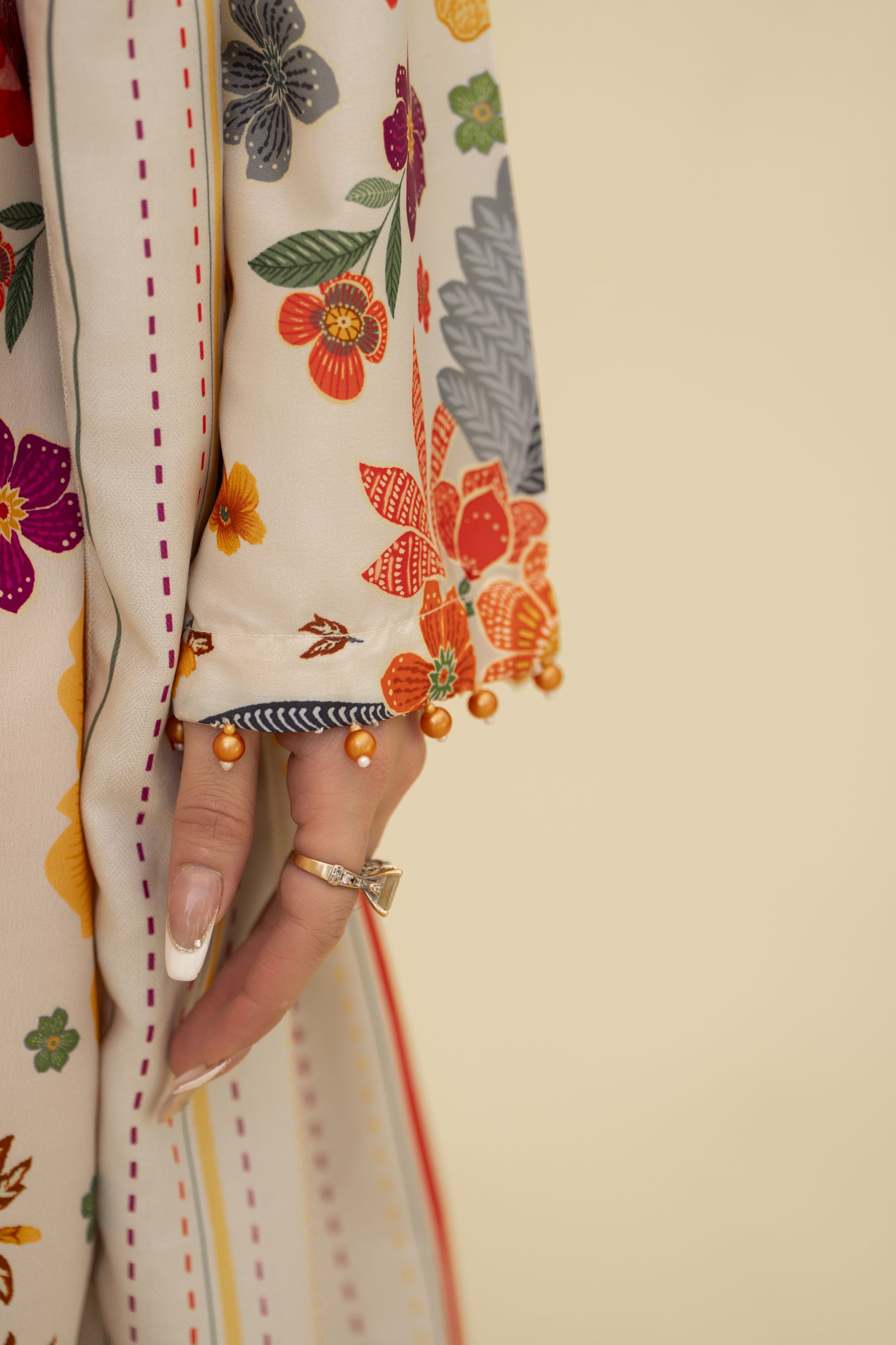 Zaiwa Winter Shawl – Printed Grip 3pc Dress ZWS1