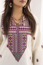 Miski FrostFit – Ivory Embroidered Khaddar Ready to Wear Kurta FFM5