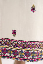 Miski FrostFit – Ivory Embroidered Khaddar Ready to Wear Kurta FFM5