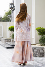 Zaiwa Blush 2pc Printed Lawn Sharara Suit with Handmade Neckline – DZ8