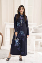 Miski FrostFit – Navy Winter Linen Ready to Wear Kurta FFM1