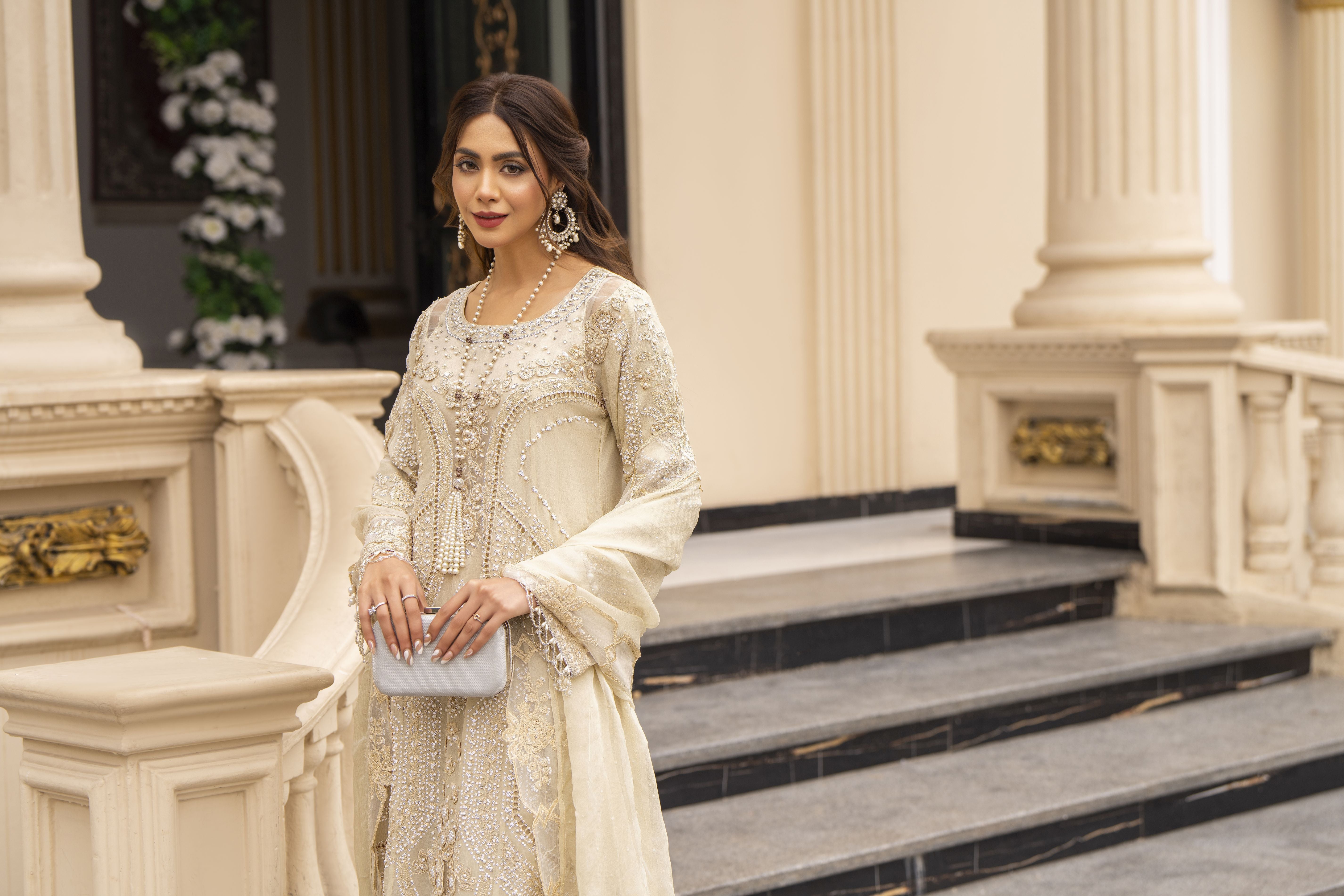 Shaadi Glam Formal Designer Womenswear Dress by Silver SGFD4
