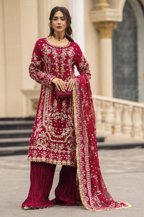 Shaadi Glam Formal Designer Womenswear Dress by Silver SGFD2