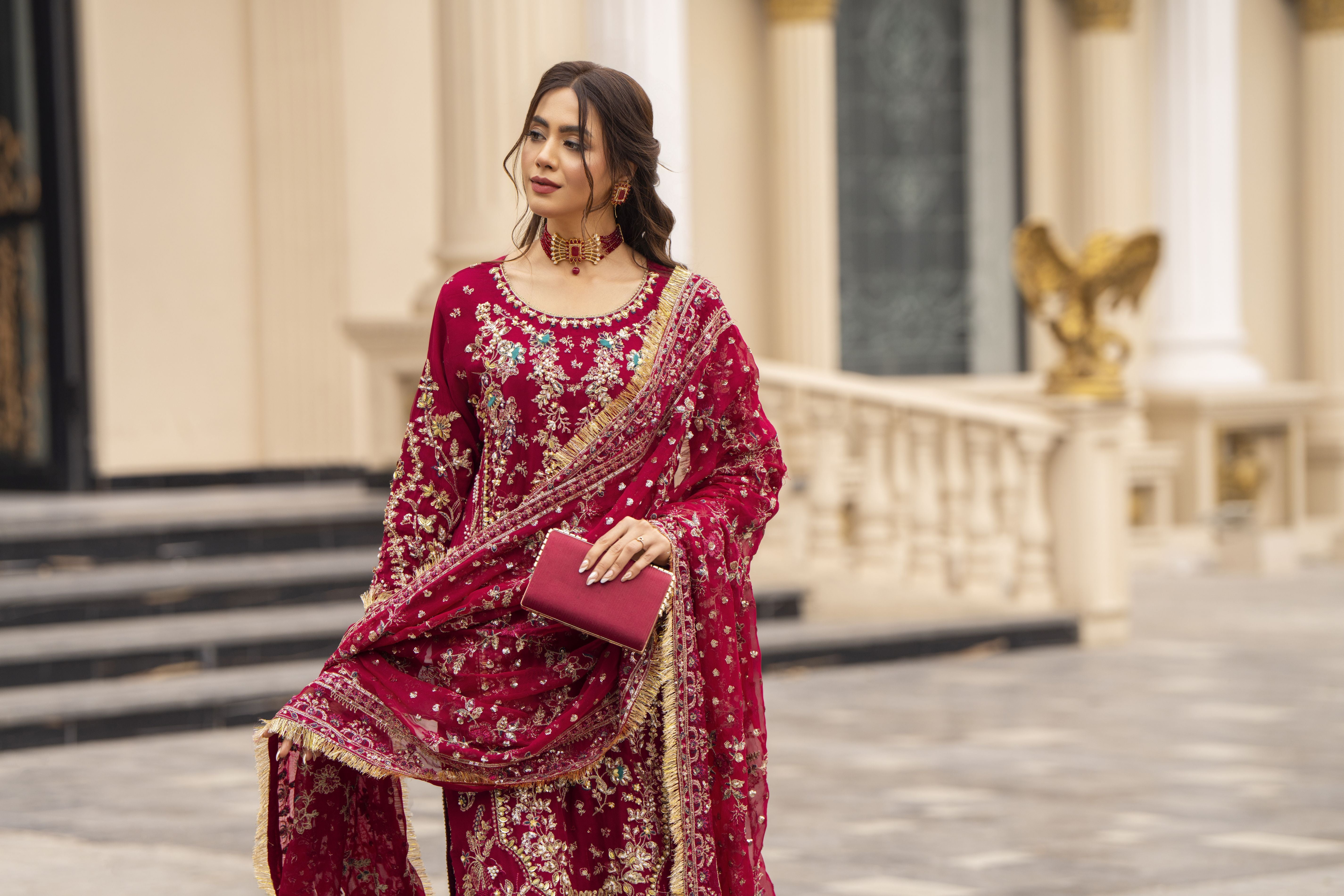 Shaadi Glam Formal Designer Womenswear Dress by Silver SGFD2