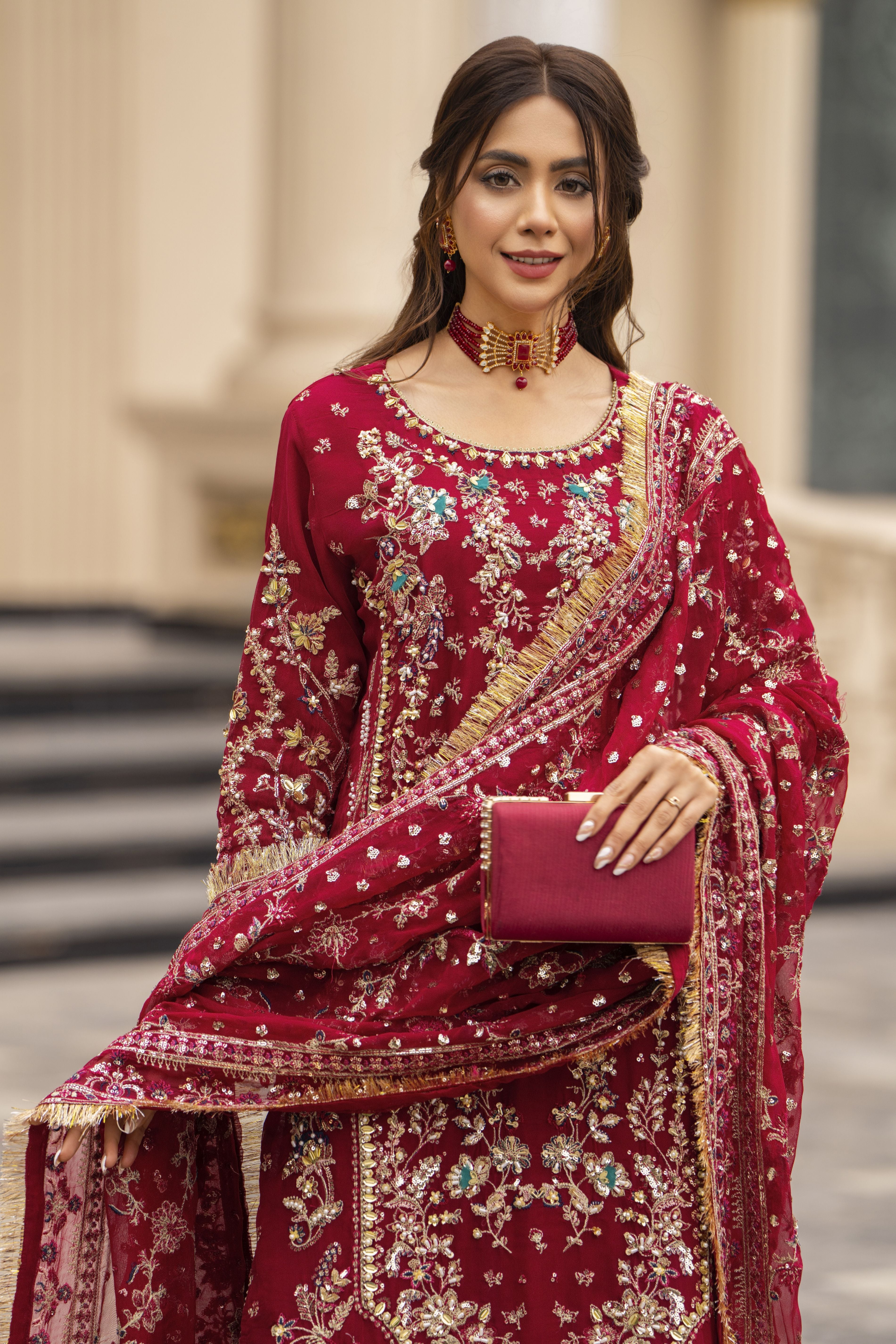 Shaadi Glam Formal Designer Womenswear Dress by Silver SGFD2