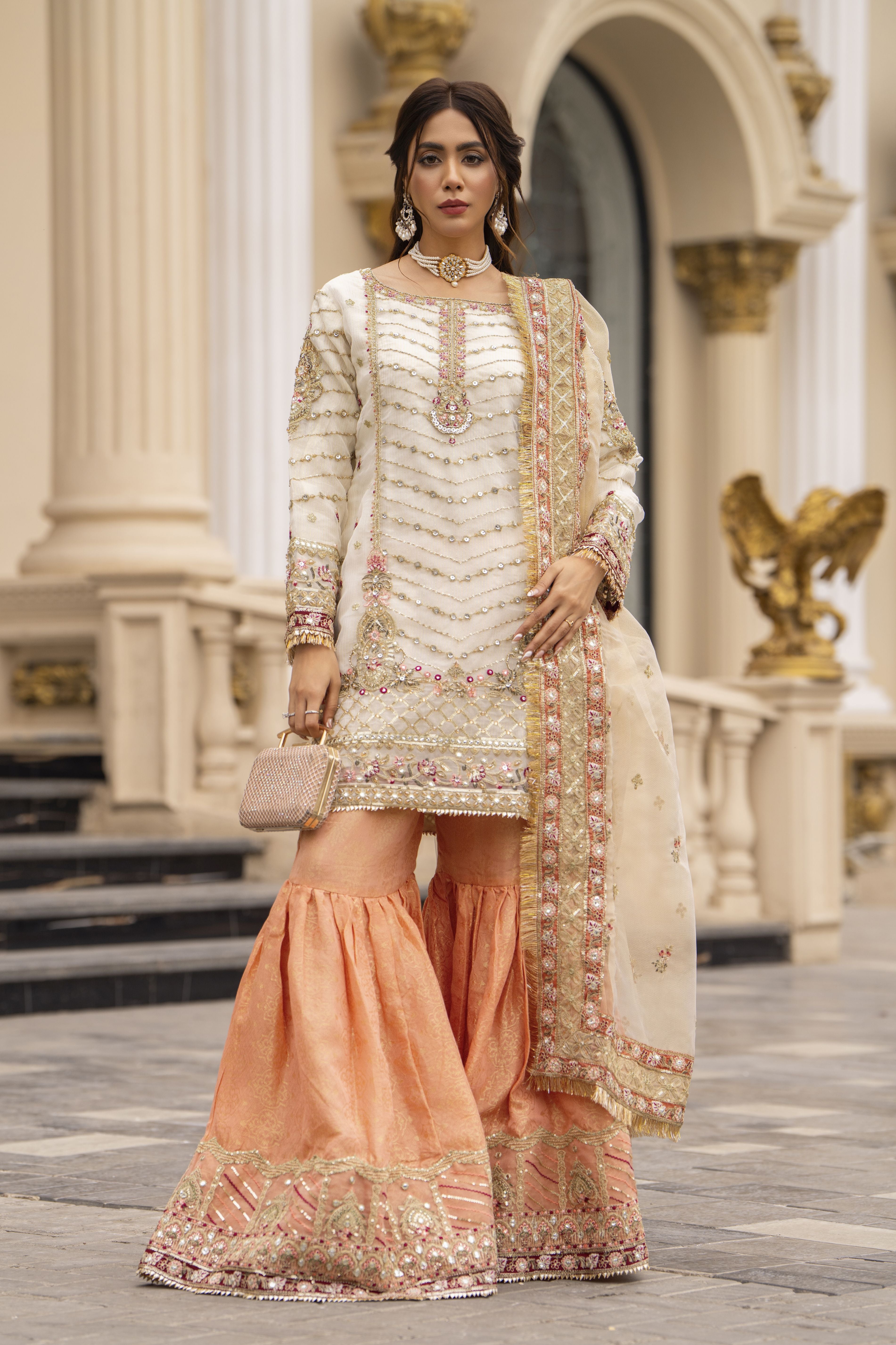 Shaadi Glam Formal Designer Womenswear Dress by Silver SGFD1