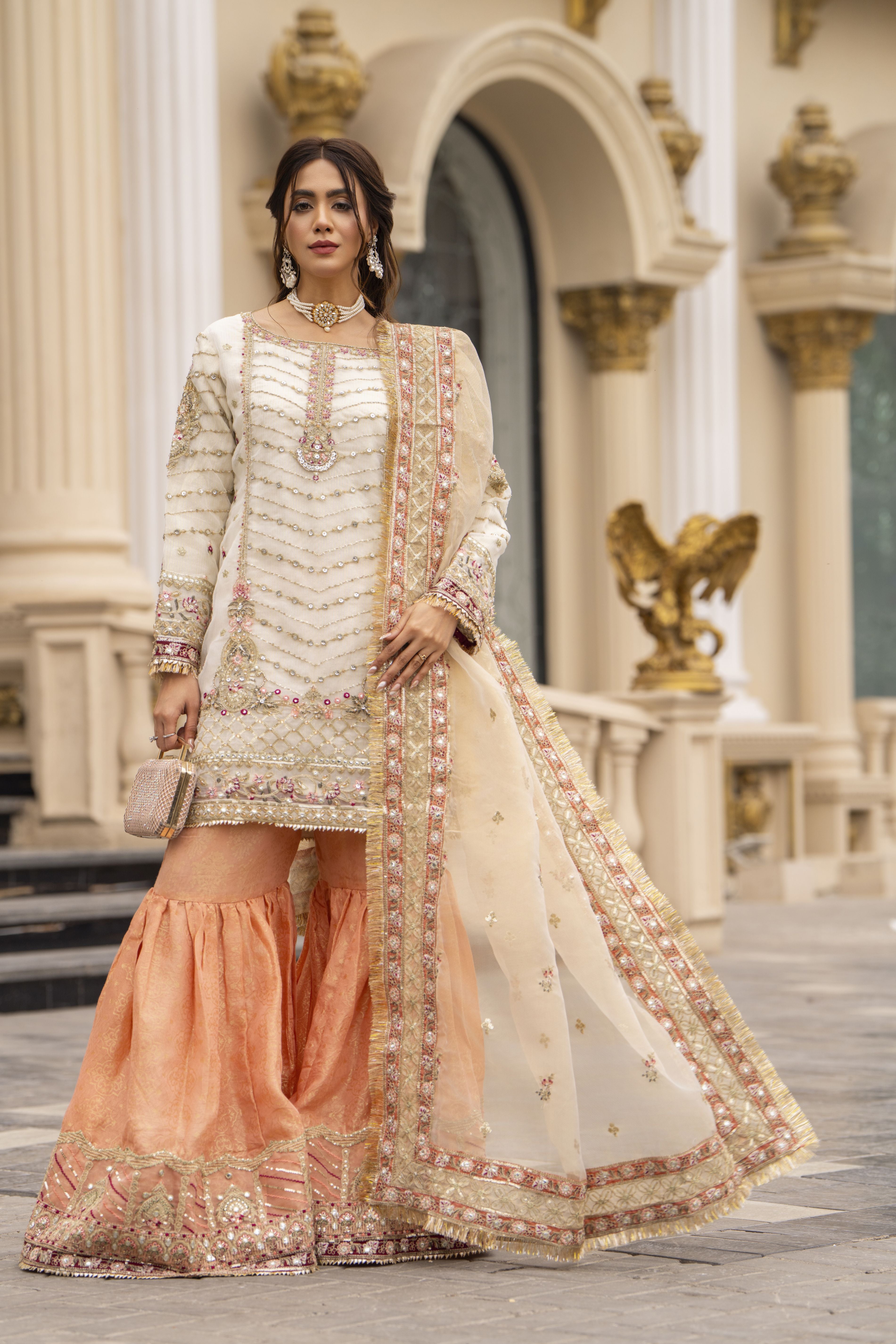 Shaadi Glam Formal Designer Womenswear Dress by Silver SGFD1