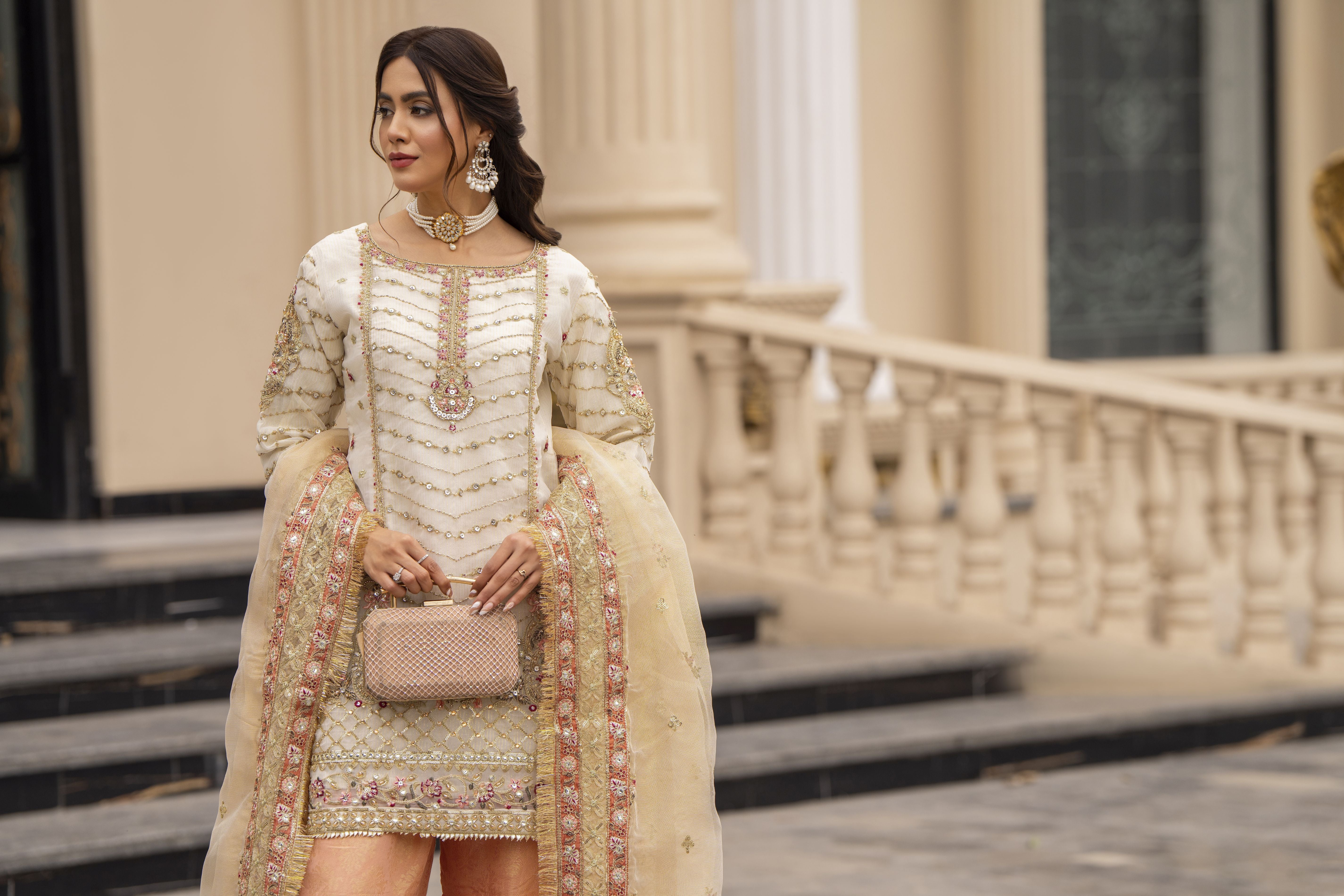 Shaadi Glam Formal Designer Womenswear Dress by Silver SGFD1