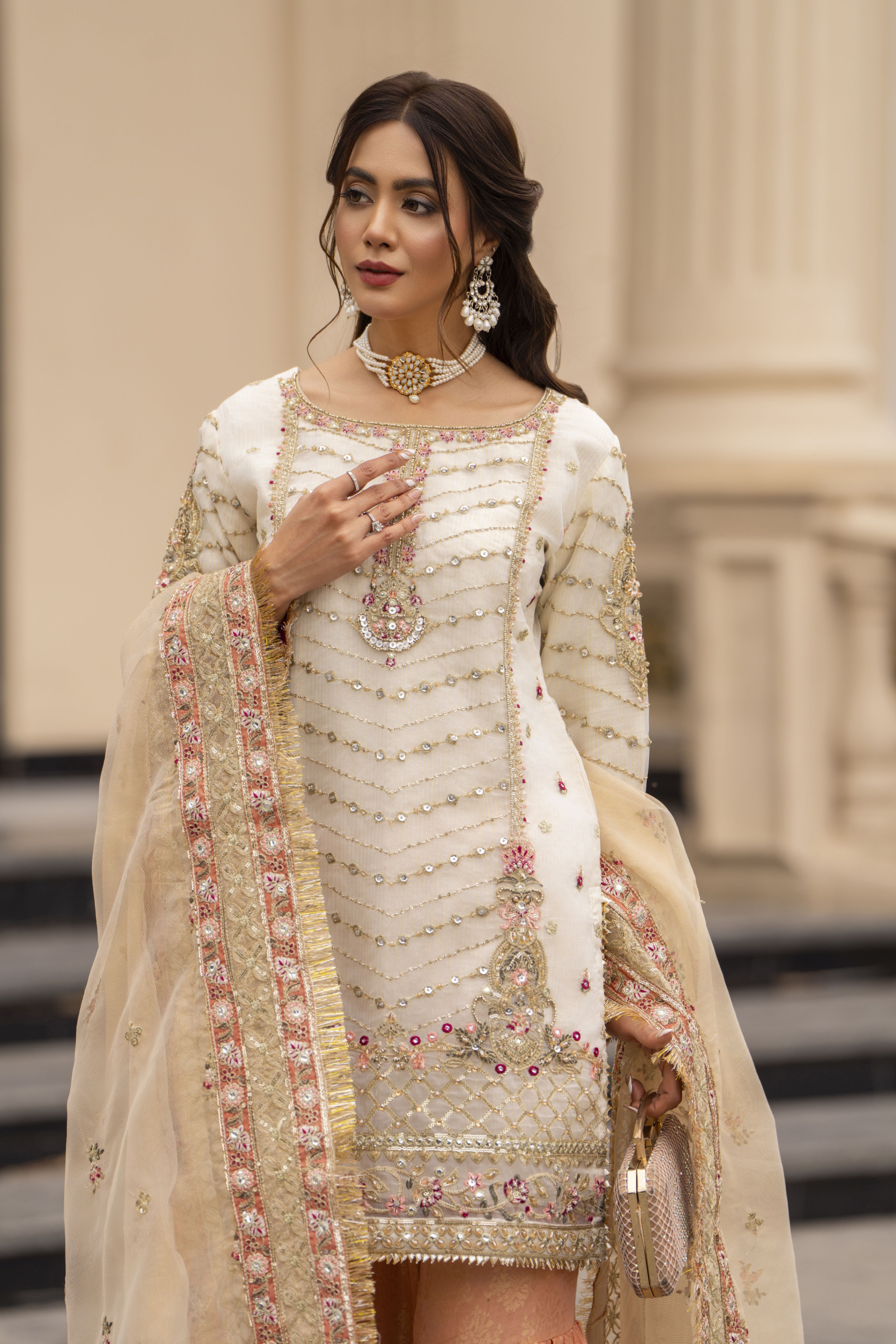 Shaadi Glam Formal Designer Womenswear Dress by Silver SGFD1