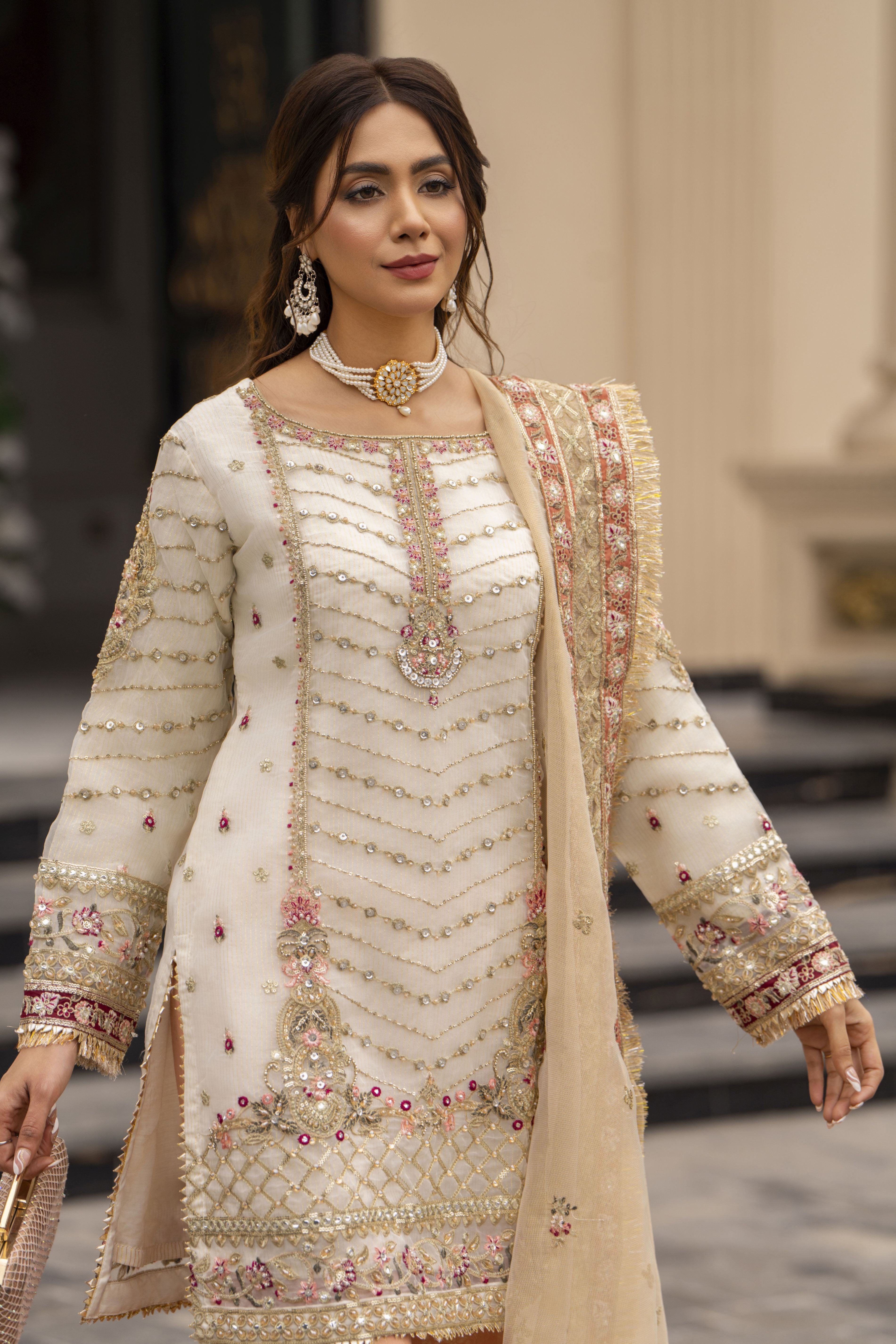 Shaadi Glam Formal Designer Womenswear Dress by Silver SGFD1