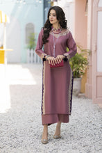 Pink Embroidered Cotton 2pc Women And Girls Suit Baarish by Miski BYM10