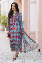 3pc Printed & Embroidered Summer Lawn Suit with Chiffon Dupatta RES13