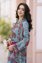 3pc Printed & Embroidered Summer Lawn Suit with Chiffon Dupatta RES13
