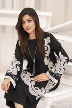 Miski FrostFit – Black Embroidered Dhanak 2pc Dress FFM3