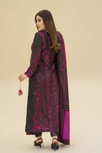 Zaiwa Winter Shawl – Embroidered Printed Grip 3pc Long Dress ZWS7
