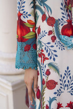 3pc Printed & Chikankari Embroidered Lawn Suit with Chiffon Dupatta RES10