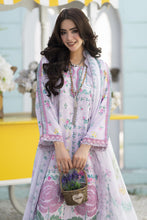 3pc Printed & Embroidered Lawn Suit with Chiffon Dupatta RES1